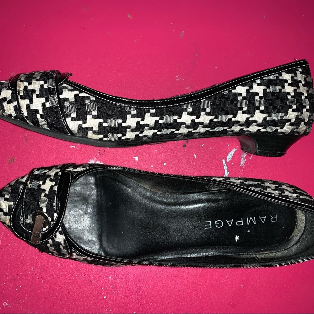 Rampage Houndstooth Shoes/Flats - 9.5